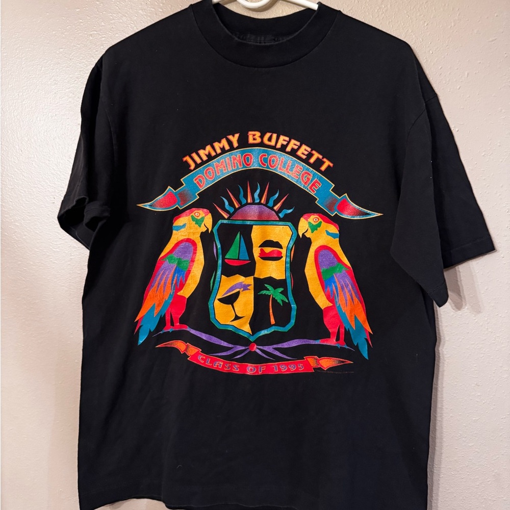Vintage 1995 Jimmy Buffet Domino College Summer Tour T-shirt